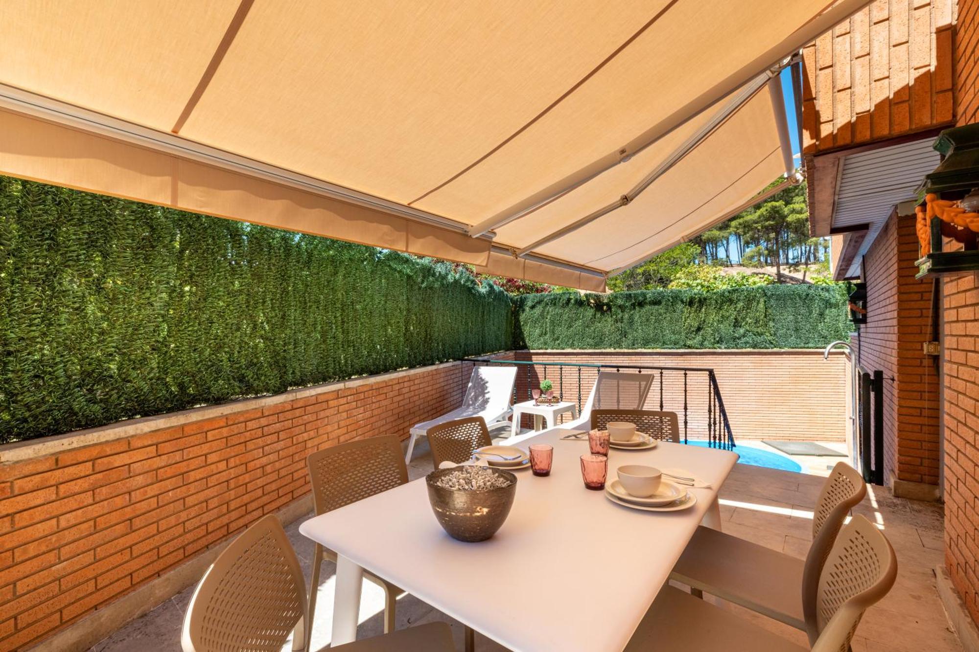 Villa Casa Con Piscina En El Centro Tudela Esterno foto